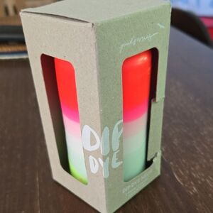 Dip Dye Neon Candle